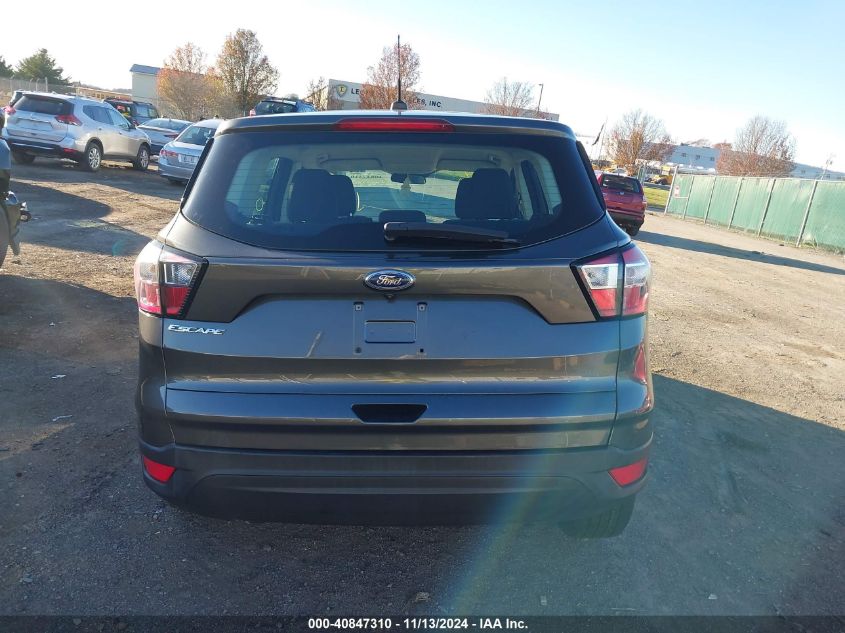 2018 Ford Escape S VIN: 1FMCU0F78JUA27233 Lot: 40847310