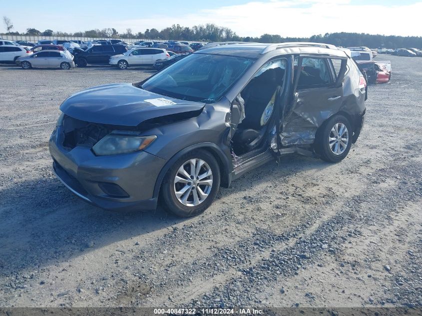 VIN 5N1AT2MT5EC838991 2014 Nissan Rogue, SV no.2