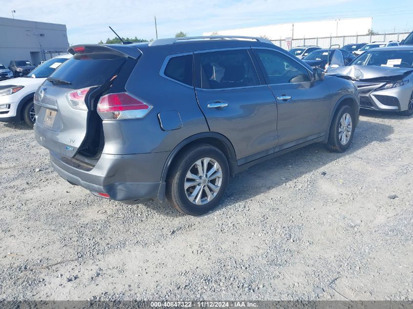 VIN 5N1AT2MT5EC838991 2014 Nissan Rogue, SV no.4