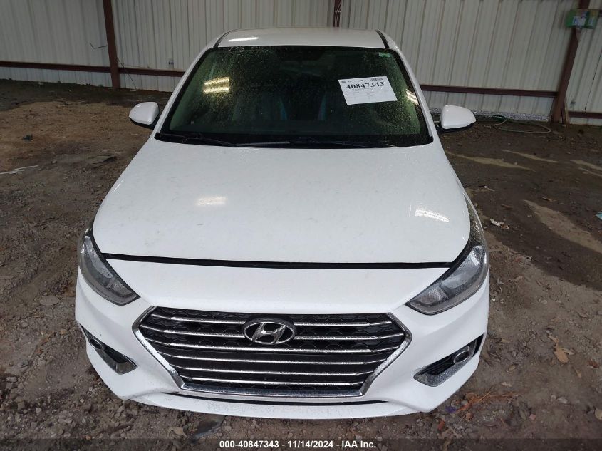 2021 Hyundai Accent Sel VIN: 3KPC24A60ME135428 Lot: 40847343