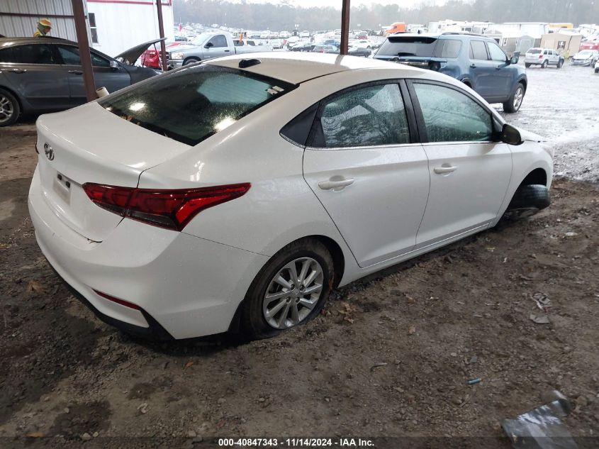 VIN 3KPC24A60ME135428 2021 Hyundai Accent, Sel no.4