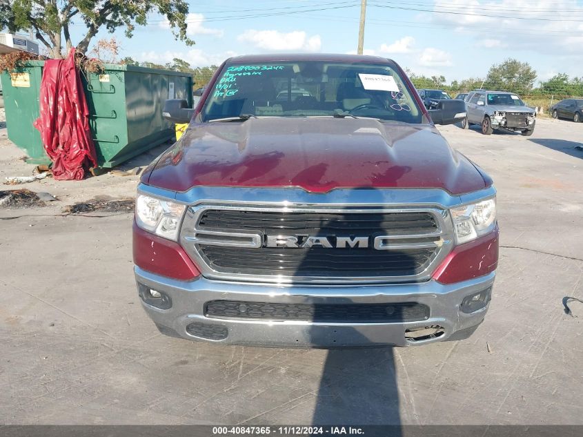 2019 Ram 1500 Big Horn/Lone Star 4X2 5'7 Box VIN: 1C6RREFT3KN581518 Lot: 40847365