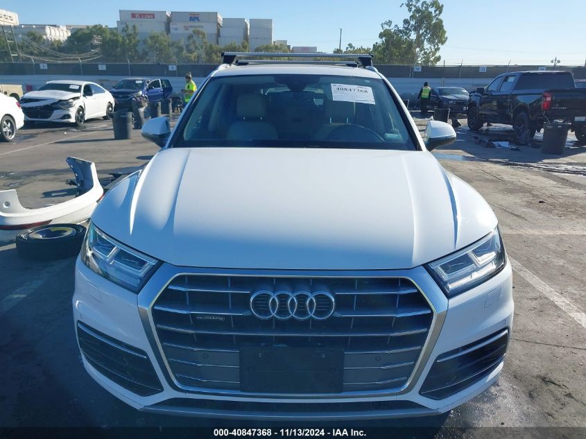 2019 Audi Q5 45 Premium VIN: WA1BNAFY8K2101690 Lot: 40847368