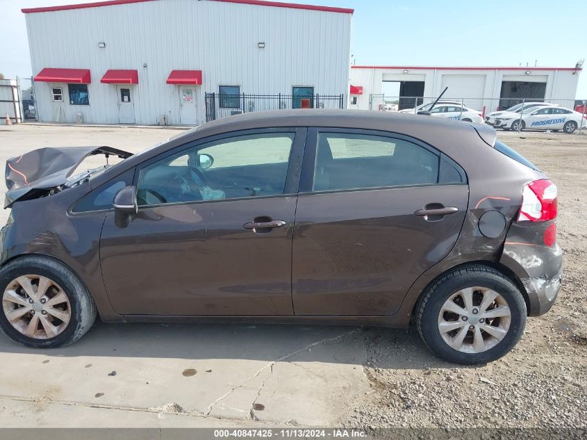 2012 Kia Rio5 Ex VIN: KNADN5A39C6013272 Lot: 40847425