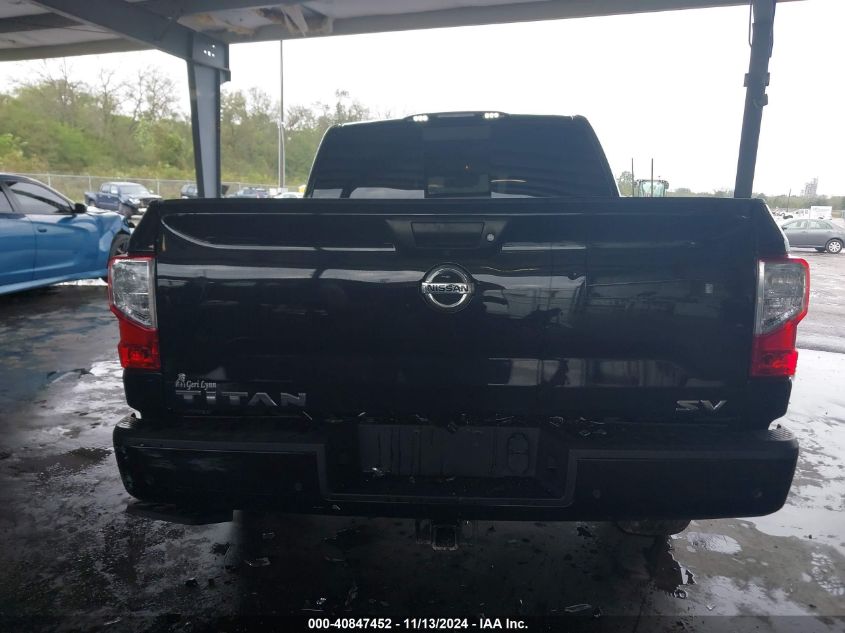 2021 Nissan Titan Sv 4X2 VIN: 1N6AA1EF1MN507113 Lot: 40847452