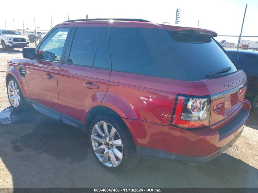 2013 Land Rover Range Rover Sport Hse VIN: SALSF2D42DA795769 Lot: 40847456