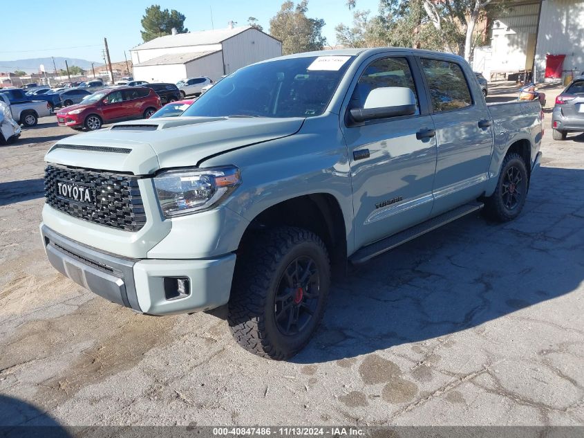 2021 Toyota Tundra Trd Pro VIN: 5TFDY5F1XMX034208 Lot: 40847486