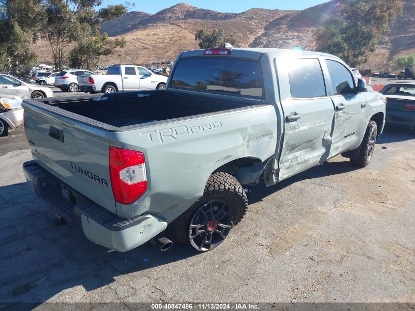 2021 Toyota Tundra Trd Pro VIN: 5TFDY5F1XMX034208 Lot: 40847486