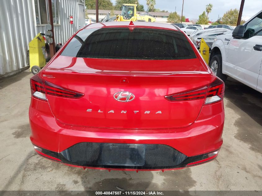 2019 Hyundai Elantra Sel VIN: 5NPD84LF7KH449652 Lot: 40847507