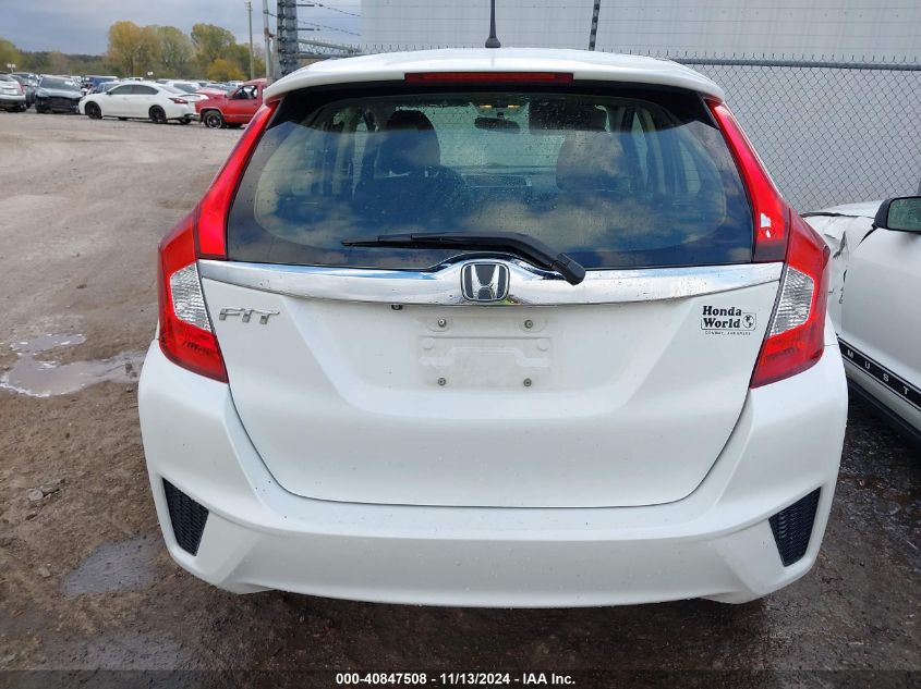 2016 Honda Fit Ex VIN: JHMGK5H79GS006464 Lot: 40847508