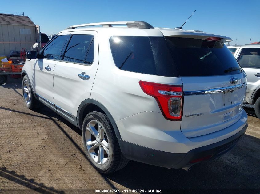 2014 Ford Explorer Limited VIN: 1FM5K7F80EGB69287 Lot: 40847509