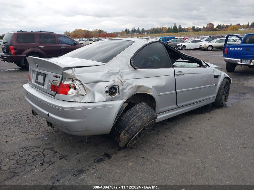 2002 BMW M3 VIN: WBSBL93492JR15809 Lot: 40847577