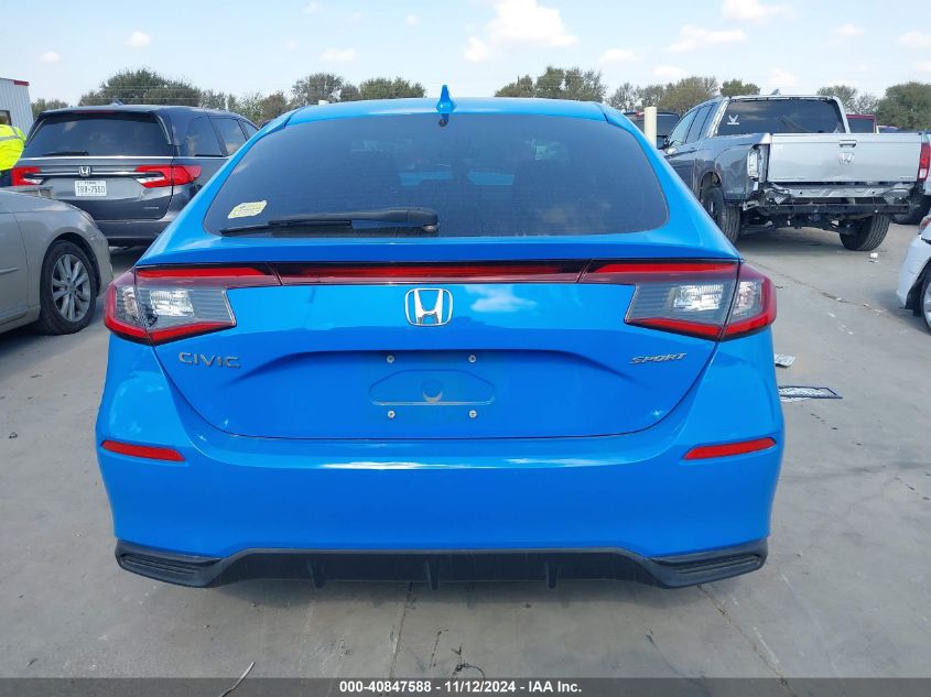 2022 Honda Civic Sport VIN: 19XFL2H8XNE018222 Lot: 40847588