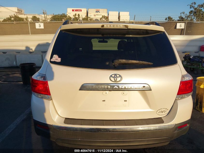 2011 Toyota Highlander Se VIN: 5TDZA3EH9BS010207 Lot: 40847615