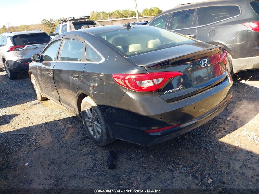 VIN 5NPE24AF3FH256946 2015 Hyundai Sonata, SE no.3