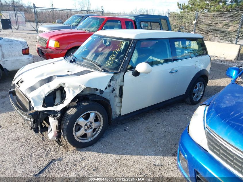 2009 Mini Cooper Clubman VIN: WMWML33519TX35791 Lot: 40847638