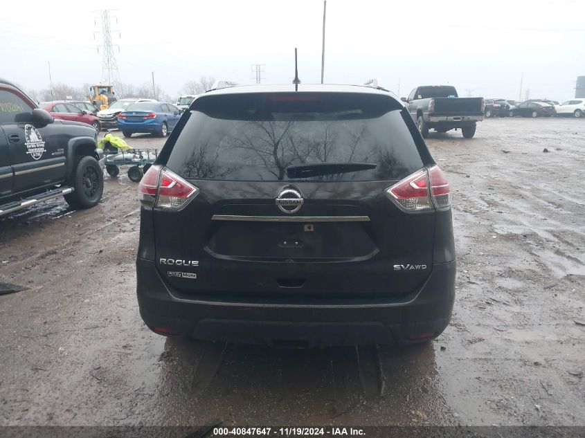 2016 Nissan Rogue Sv VIN: 5N1AT2MM0GC921448 Lot: 40847647