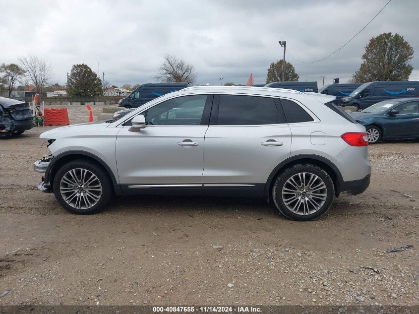 2016 Lincoln Mkx Reserve VIN: 2LMTJ6LR7GBL53593 Lot: 40847655