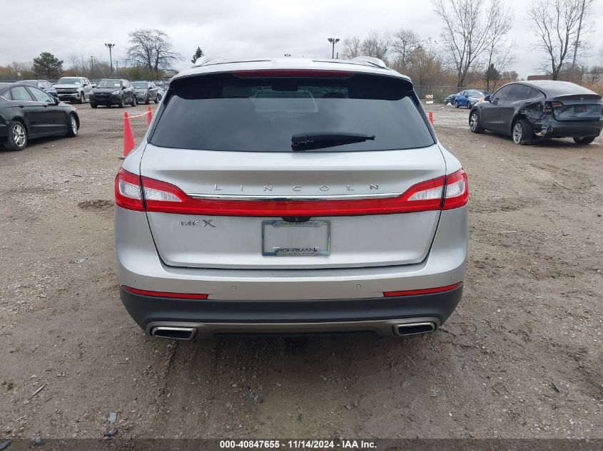 2016 Lincoln Mkx Reserve VIN: 2LMTJ6LR7GBL53593 Lot: 40847655