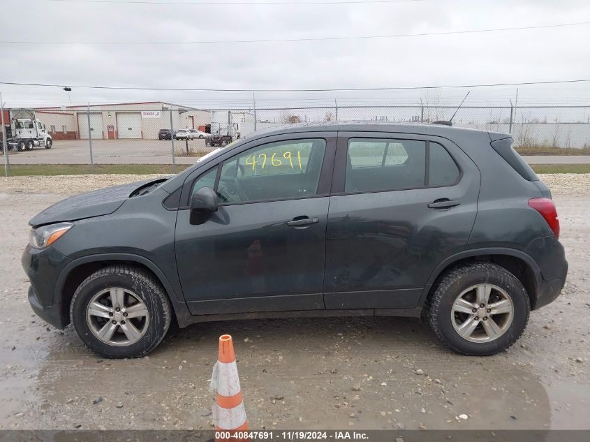 2020 Chevrolet Trax Awd Ls VIN: 3GNCJNSB7LL193963 Lot: 40847691