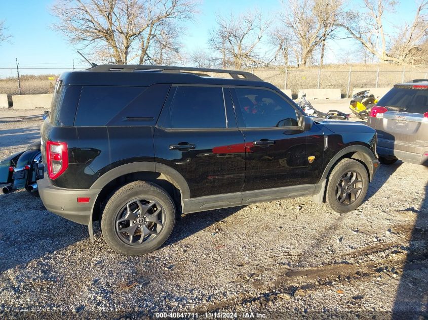 2022 Ford Bronco Sport Badlands VIN: 3FMCR9D95NRD18019 Lot: 40847711