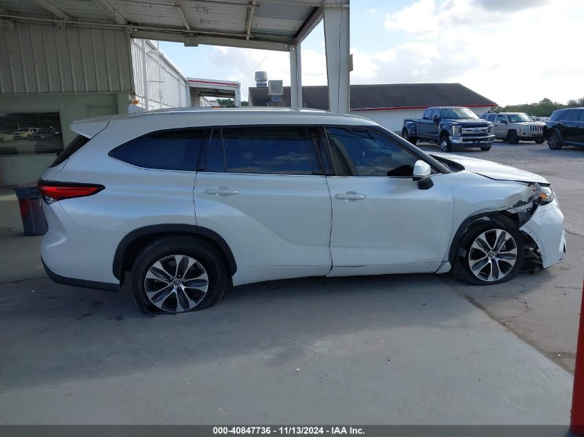 2022 Toyota Highlander Xle VIN: 5TDGZRAH9NS553649 Lot: 40847736