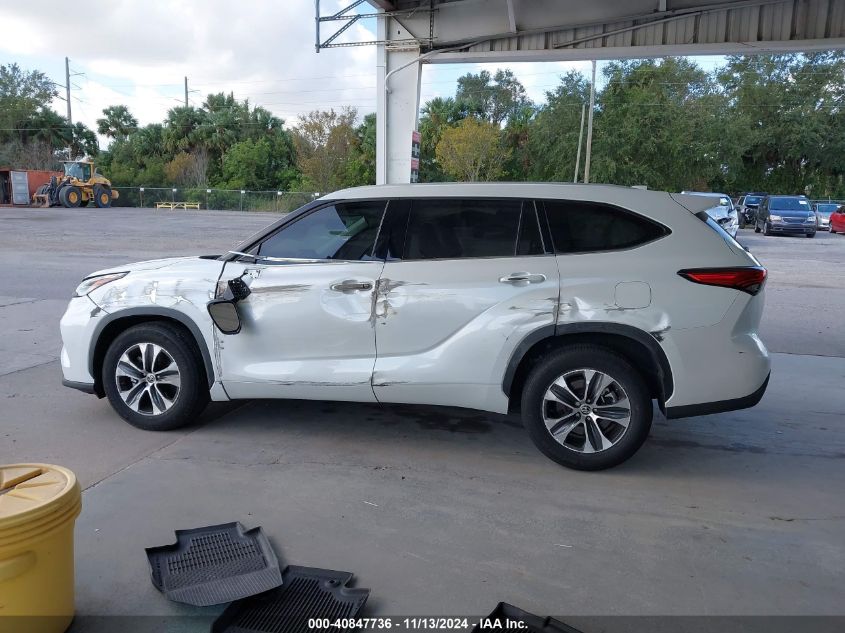 2022 Toyota Highlander Xle VIN: 5TDGZRAH9NS553649 Lot: 40847736