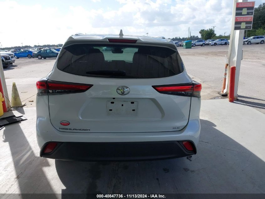 2022 Toyota Highlander Xle VIN: 5TDGZRAH9NS553649 Lot: 40847736