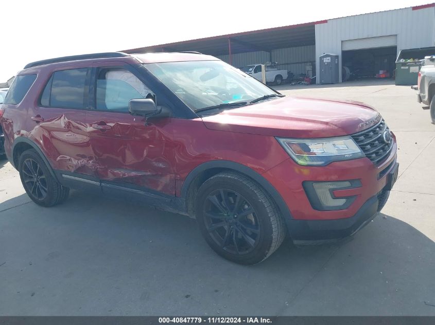 2017 Ford Explorer Xlt VIN: 1FM5K7D82HGA93093 Lot: 40847779