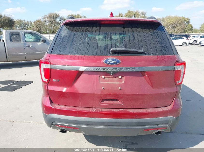 2017 Ford Explorer Xlt VIN: 1FM5K7D82HGA93093 Lot: 40847779