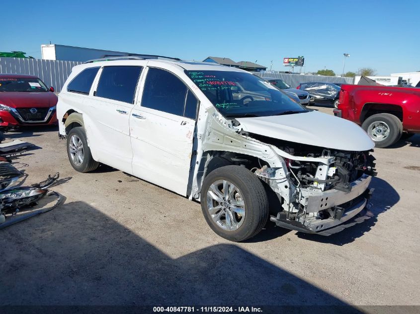 2022 Toyota Sienna Limited VIN: 5TDZRKEC4NS078717 Lot: 40847781