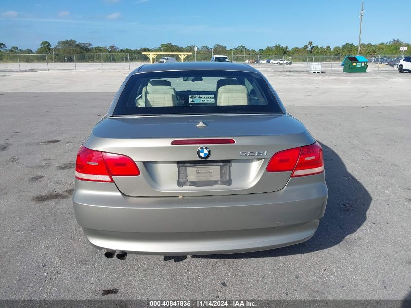 2007 BMW 328I VIN: WBAWL13537PX13195 Lot: 40847835