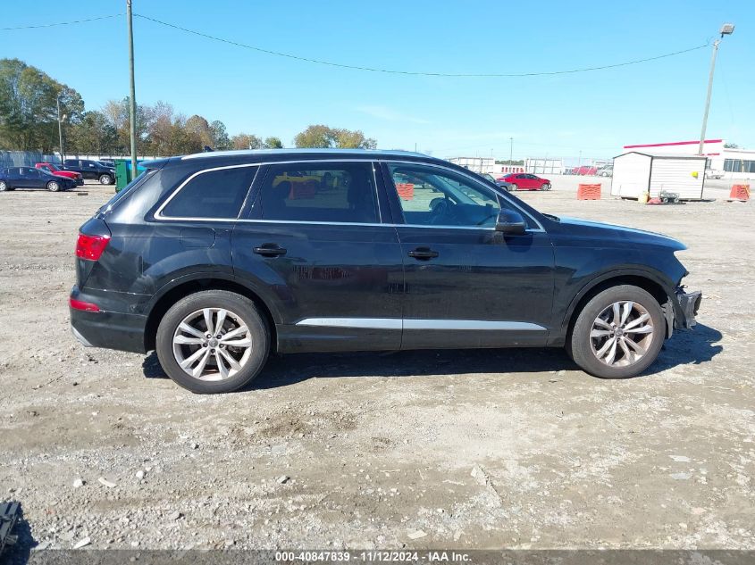 2018 Audi Q7 3.0T Premium VIN: WA1LAAF79JD032986 Lot: 40847839