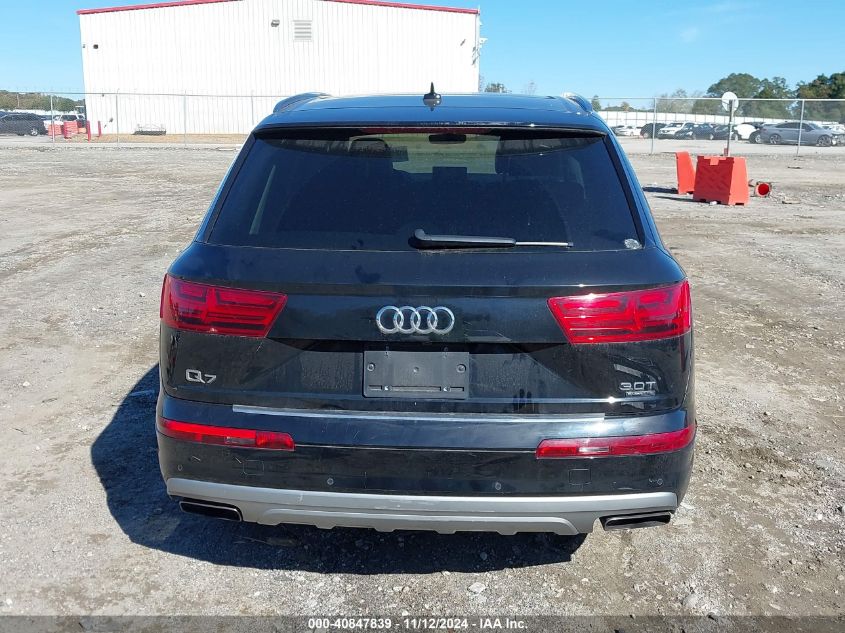 2018 Audi Q7 3.0T Premium VIN: WA1LAAF79JD032986 Lot: 40847839