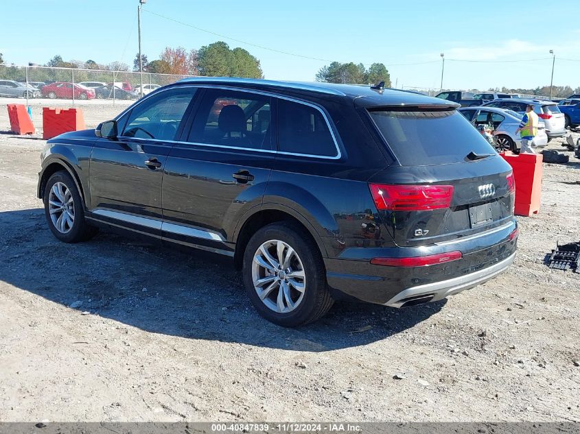 2018 Audi Q7 3.0T Premium VIN: WA1LAAF79JD032986 Lot: 40847839