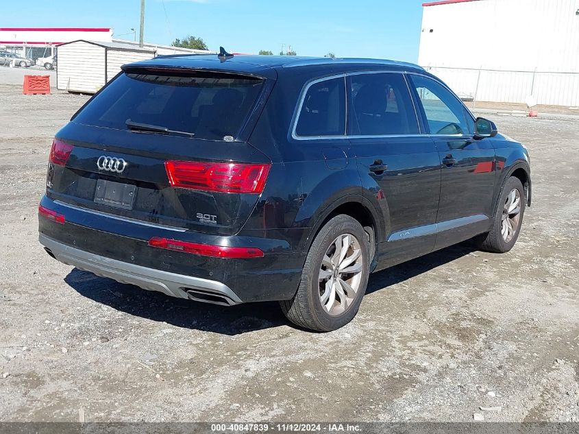 2018 Audi Q7 3.0T Premium VIN: WA1LAAF79JD032986 Lot: 40847839