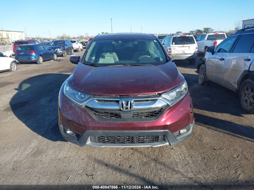 2019 Honda Cr-V Ex VIN: 2HKRW2H54KH656967 Lot: 40847866