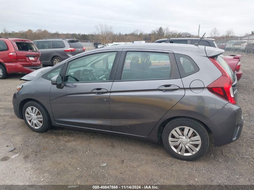 2015 Honda Fit Lx VIN: 3HGGK5H50FM738085 Lot: 40847868