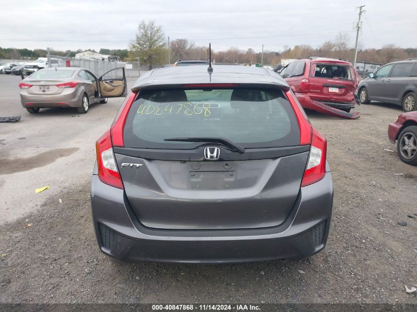 2015 Honda Fit Lx VIN: 3HGGK5H50FM738085 Lot: 40847868