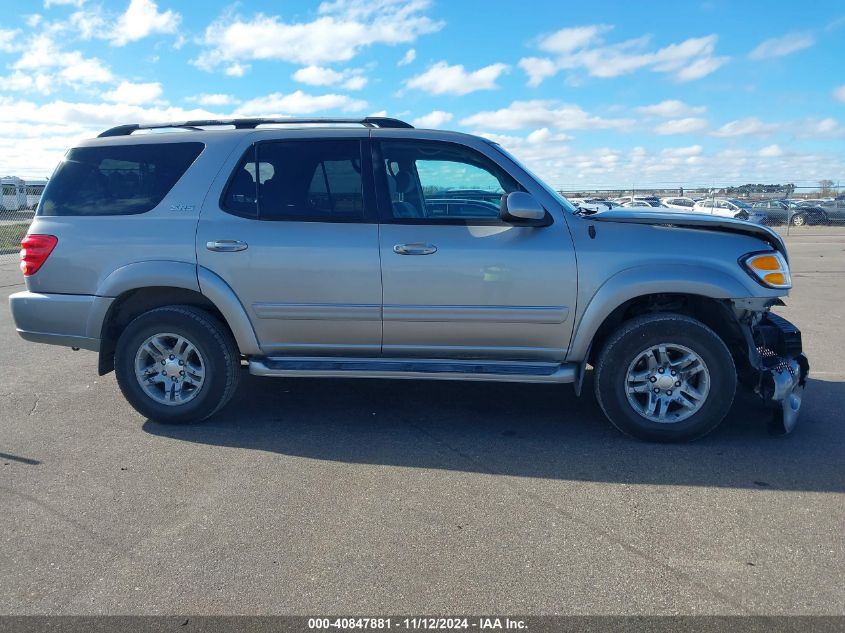 2003 Toyota Sequoia Sr5 V8 VIN: 5TDZT34A63S168326 Lot: 40847881