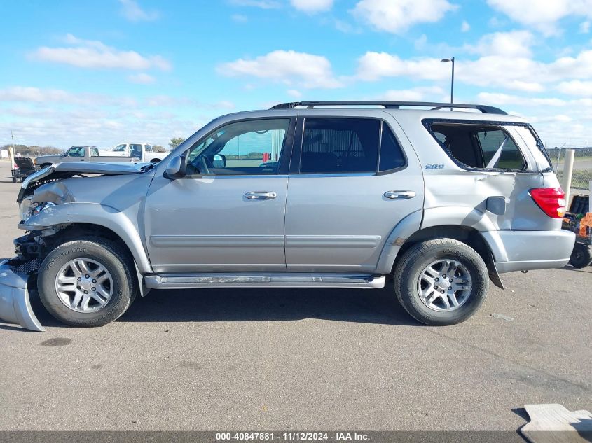 2003 Toyota Sequoia Sr5 V8 VIN: 5TDZT34A63S168326 Lot: 40847881