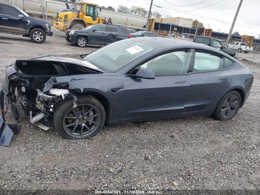 2022 TESLA MODEL 3 - 5YJ3E1EB3NF352741