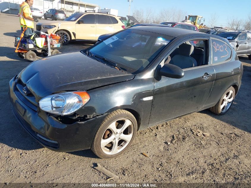 2007 Hyundai Accent Se VIN: KMHCN36C47U029727 Lot: 40848003