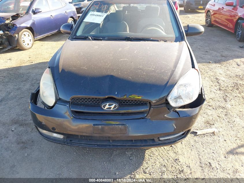 2007 Hyundai Accent Se VIN: KMHCN36C47U029727 Lot: 40848003