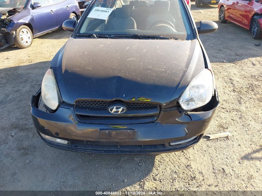 2007 Hyundai Accent Se VIN: KMHCN36C47U029727 Lot: 40848003