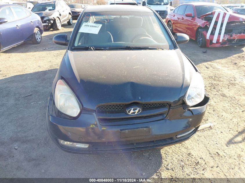 2007 Hyundai Accent Se VIN: KMHCN36C47U029727 Lot: 40848003