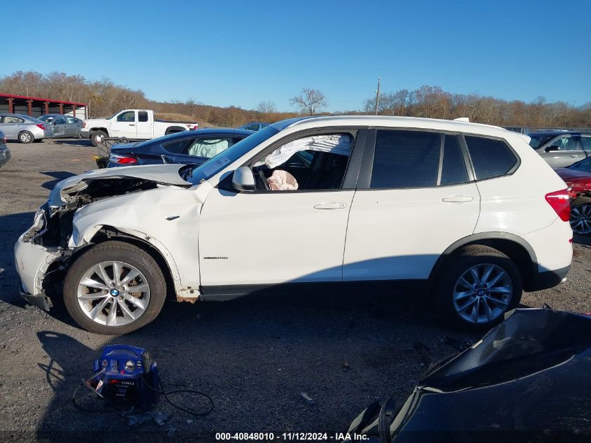 2016 BMW X3 xDrive28I VIN: 5UXWX9C50G0D81748 Lot: 40848010