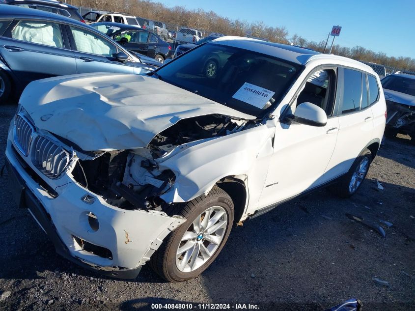 2016 BMW X3 XDRIVE28I - 5UXWX9C50G0D81748