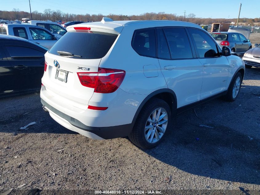 2016 BMW X3 XDRIVE28I - 5UXWX9C50G0D81748