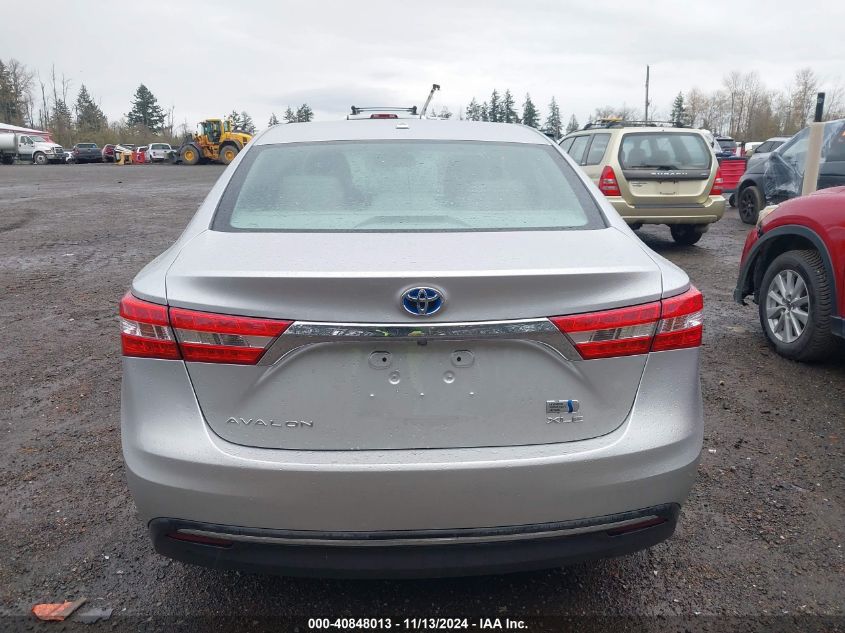 2013 Toyota Avalon Hybrid Xle Touring VIN: 4T1BD1EB6DU005999 Lot: 40848013